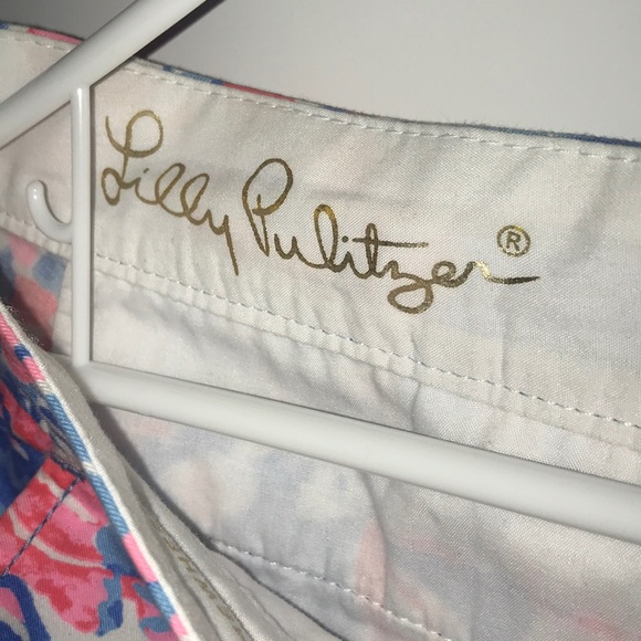 Lily Pulitzer Scalloped Buttercup Shorts - Picture 3 of 5